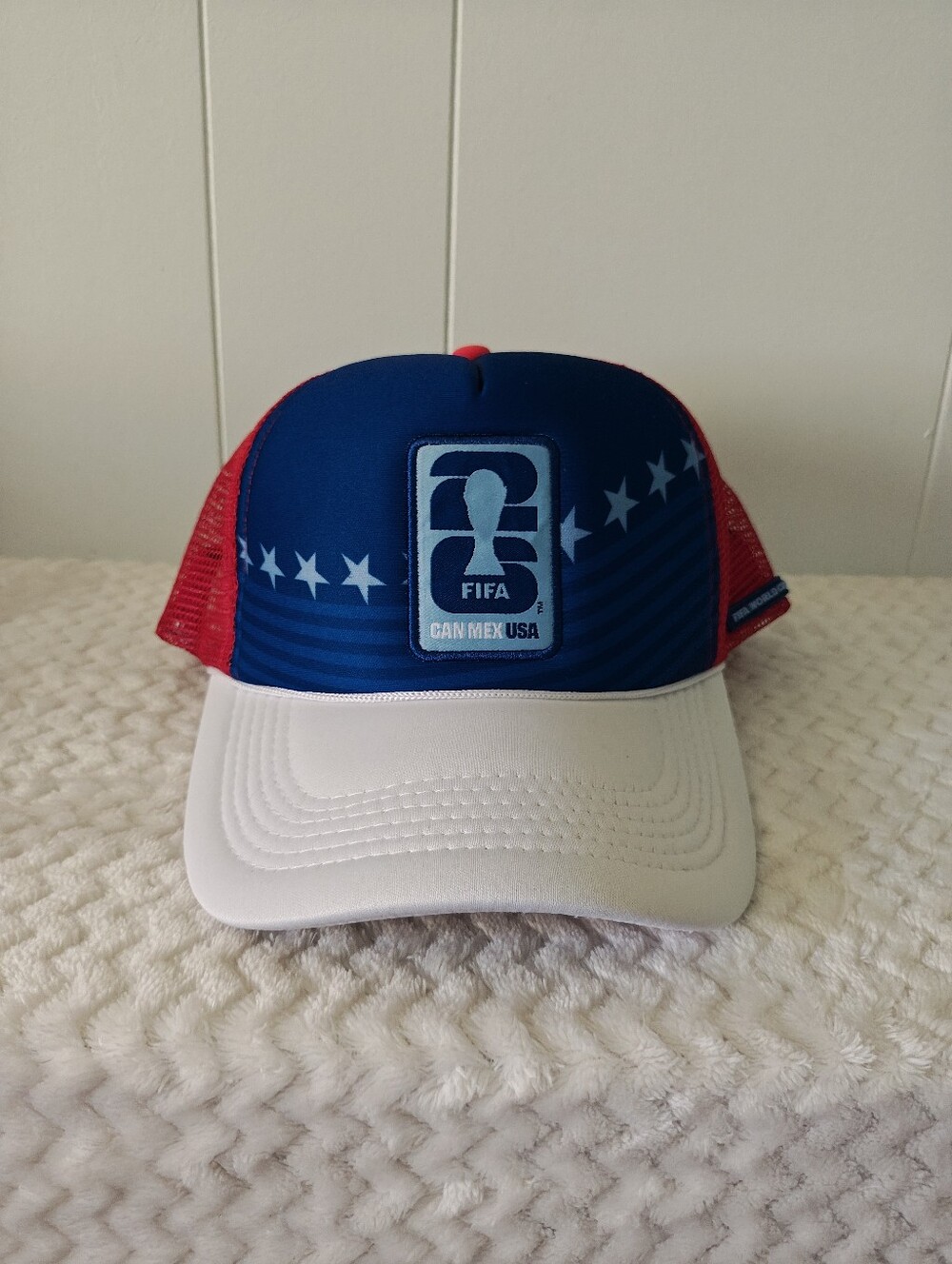 FIFA CAN MEX USA Trucker Cap - Blue/Red/White